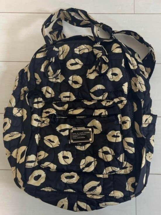 Marc By Marc Jacobs Handbags - MARC by MARC JACOBS CREAM KISS QUILTED BACKPACK